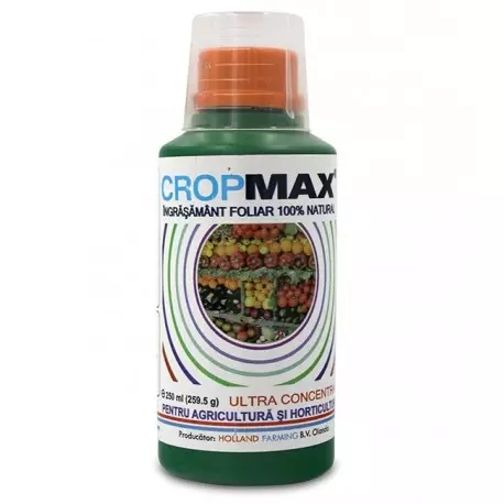 Cropmax 250 ml – Biostimulator natural pentru creșterea producției la legume, pomi și viță-de-vie